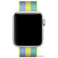 Ремешок Apple из плетеного нейлона 42 мм (желтая пыльца) [MPW62]