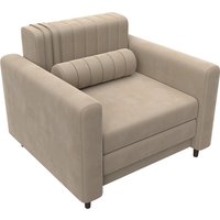 Кресло-кровать Лига диванов Лига-070 132556 (велюр Seven 729 бежевый)