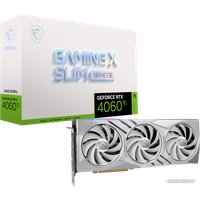 Видеокарта MSI GeForce RTX 4060 Ti Gaming X Slim White 16G