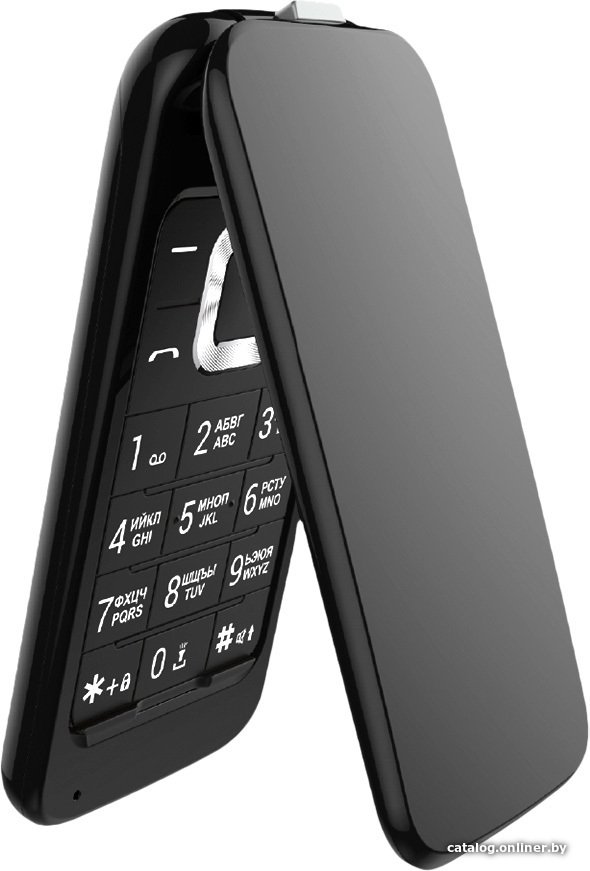 Кнопочный телефон Olmio F18 (черный)