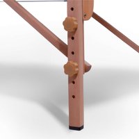 Массажный стол Unix Comfort 3 Section (burgundy)