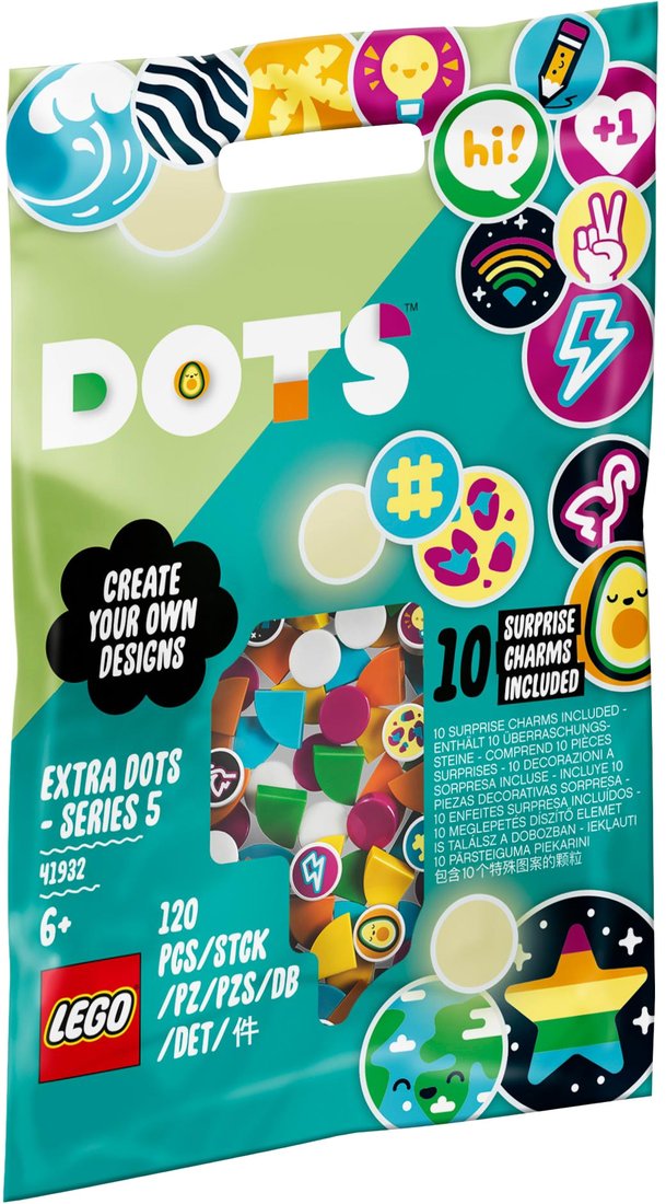 

Конструктор LEGO Dots 41932 Тайлы Dots — серия 5