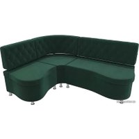 Угловой диван Лига диванов Вегас 105171 (левый, зеленый)