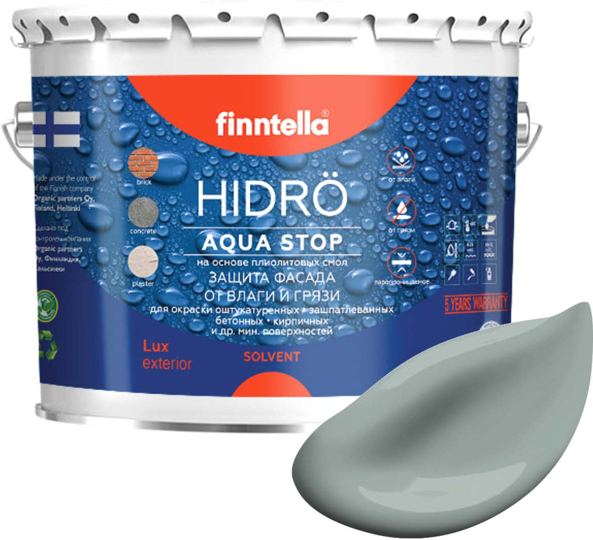 

Краска Finntella Hidro Sammal F-14-1-3-FL052 2.7 л (зеленый)
