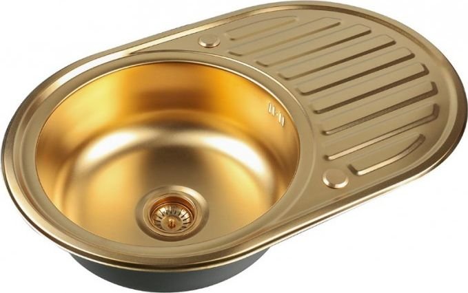 

Кухонная мойка ZorG SZR-7750 Bronze