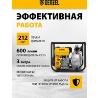 Мотопомпа Denzel PX-50H