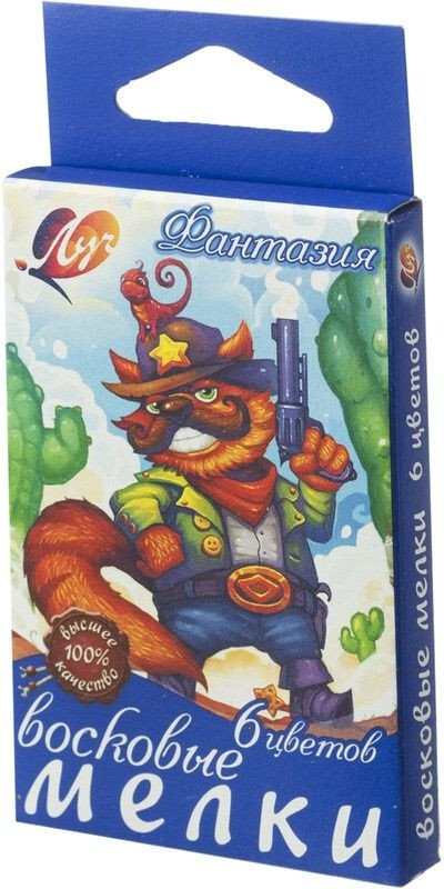 

Восковые мелки Луч 25С 1519-08 (6 цв.)