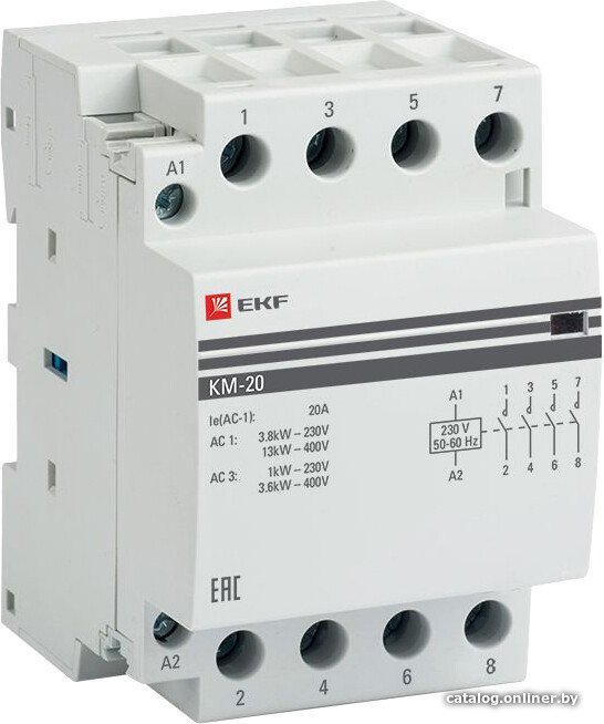 Контактор EKF PROxima KM-3-20-40