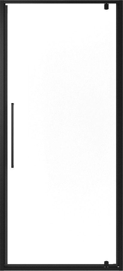 Душевая дверь Niagara NG-85-8AB 80x195 (черный матовый/прозрачное стекло)