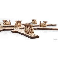 Сборная модель Eco-Wood-Art Геймсет домино Мексиканский поезд