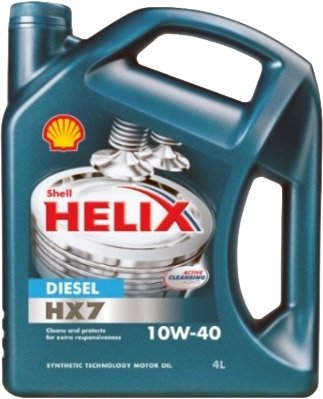 

Моторное масло Shell Helix Diesel HX7 10W-40 4л