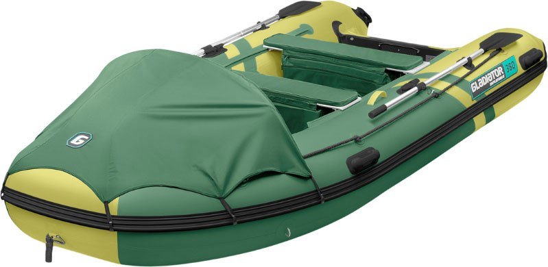 

Моторно-гребная лодка Gladiator E380PRO BSM3964 (зелено-оливковый)