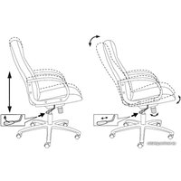 Офисное кресло Бюрократ T-898AXSN/3C1GR (серый)