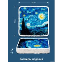 Подушка для сидения Espera Home Sido Звездная ночь ДП/Ночь 45x45