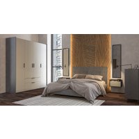 Шкаф распашной Elva Эссен NEM04HP-4D2S-2040/610/2310 (29) (металл бруклин/лунный камень)