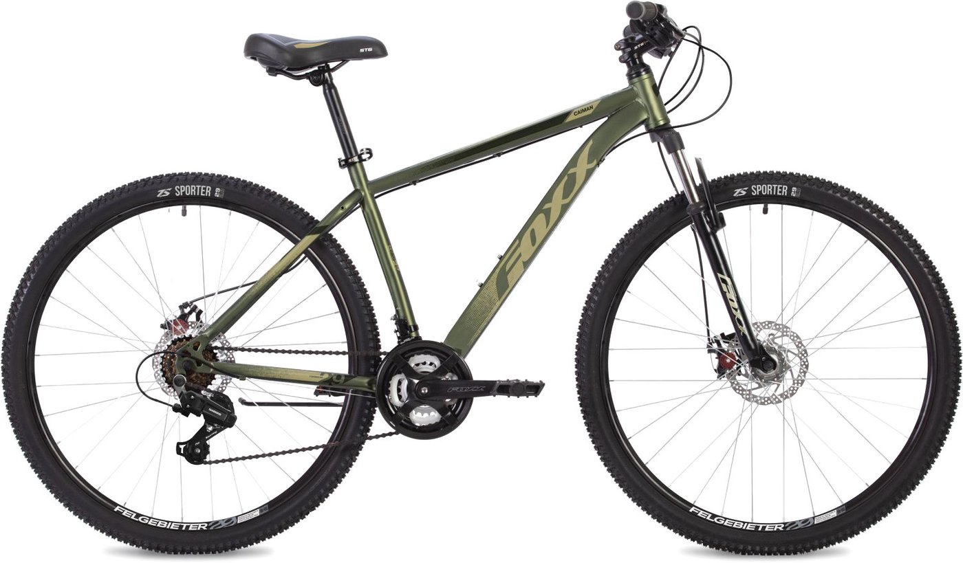 

Велосипед Foxx Caiman 27.5 р.16 2024 (зеленый)