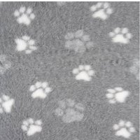 Коврик (подстилка) Profleece Лапки PF027 (серый/белый)