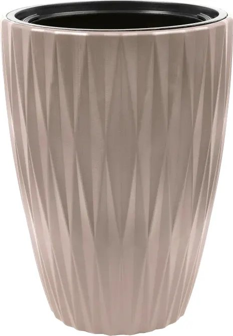 

Кашпо Form-Plastic Caro Slim FP-5820-051 (серо-бежевый)