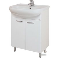  Onika Тумба Коралл 60.10 с умывальником Erica 60 (белый)