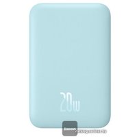 Внешний аккумулятор Baseus Magnetic Mini Wireless Fast Charging Power Bank 20W 6000mAh (голубой)