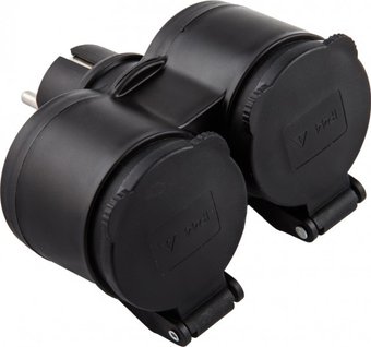 Разветвитель Electraline 55074 (черный)