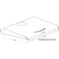 Кухонная вытяжка Ciarko ZR 60 (нержавеющая сталь)