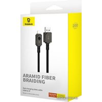 Кабель Baseus Unbreakable Series USB Type-A - Lightning (2 м, черный)