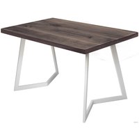 Кухонный стол Buro7 Уиллис 150 (классика, дуб мореный/белый)