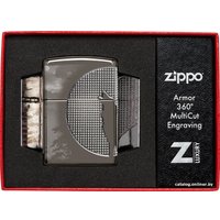 Зажигалка Zippo 49353 Armor High Polish Black Ice