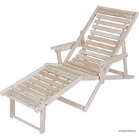 Шезлонг Мебелик С подлокотниками (без покрытия)