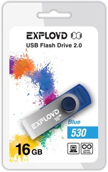 

USB Flash Exployd 530 16GB (синий) [EX016GB530-Bl]