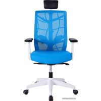 Офисное кресло Chair Meister Nature II (белая крестовина, голубой)