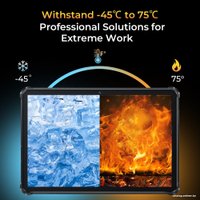 Планшет Oukitel RT8 (черный/оранжевый, с подставкой)