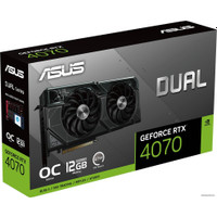 Видеокарта ASUS Dual GeForce RTX 4070 OC Edition 12GB GDDR6X DUAL-RTX4070-O12G