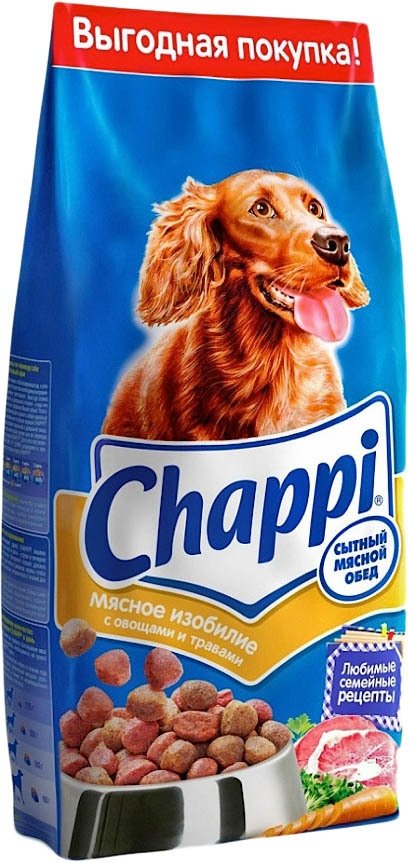 

Сухой корм для собак Chappi Мясное изобилие с овощами и травами 15 кг