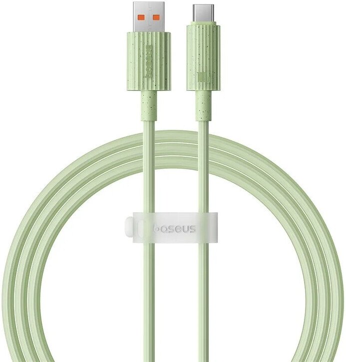Кабель Baseus Habitat Series Fast Charging Cable 100W USB Type-A - USB Type-C (1 м, зеленый)