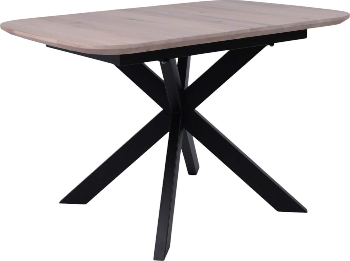 

Кухонный стол ОКА Вейв 120-160x80x75 (дуб беленый/черный)