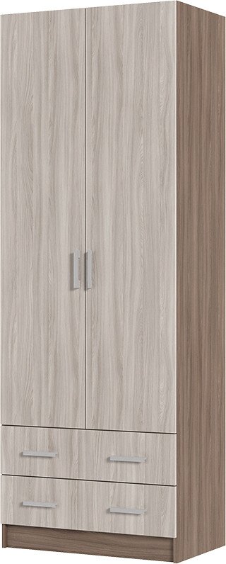 

Шкаф распашной Стендмебель Дуэт двухстворчатый (ясень шимо светлый/ясень шимо темный)