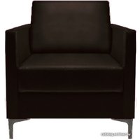 Интерьерное кресло Brioli Ганс (экокожа, L13 коричневый)