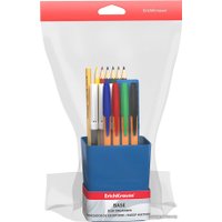 Настольный набор Erich Krause Base Ice Metallic 55697 синий (18 предм)