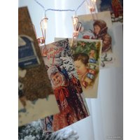 Светодиодная гирлянда Огоньки Прищепки 152 (желтый)