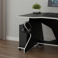 Геймерский стол VMMGame Spaceone Dark 140 White SO-2-BKWE