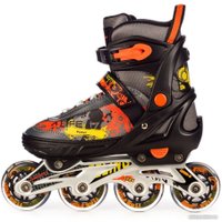 Роликовые коньки Favorit Combo 153B-10BK (р. 33-36)