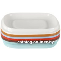 Мыльница Primanova Luky D-20201 (белый/разноцветный)