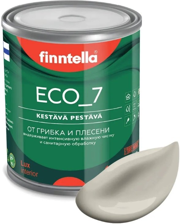 

Краска Finntella Eco 7 Tina F-09-2-1-FL084 0.9 л (бежевый)
