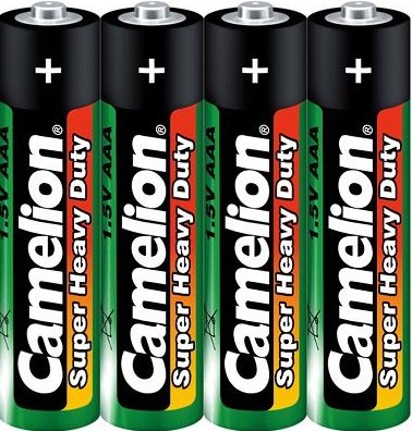 

Батарейка Camelion AAA 4 шт. [R03P-SP4G]