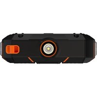 Кнопочный телефон Maxvi R10 (черный/оранжевый)