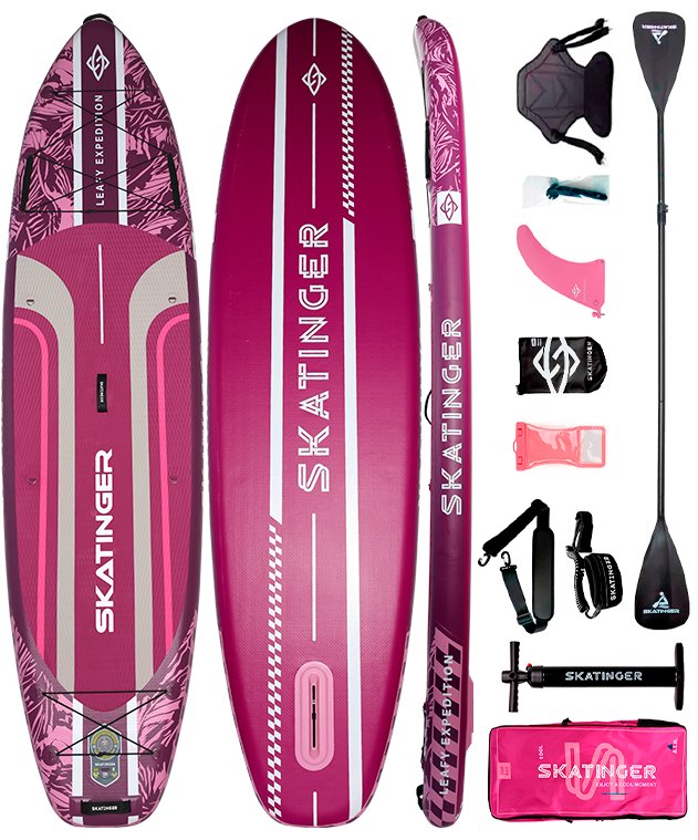 

Сапборд Skatinger Leafy Expedition Pink