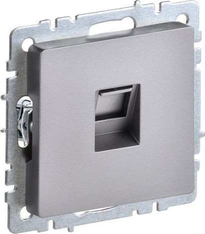 Розетка компьютерная IEK Brite BR-K10-1-K46