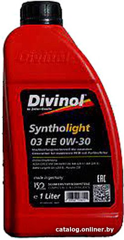 Моторное масло Divinol Syntholight 03 FE 0W-30 1л